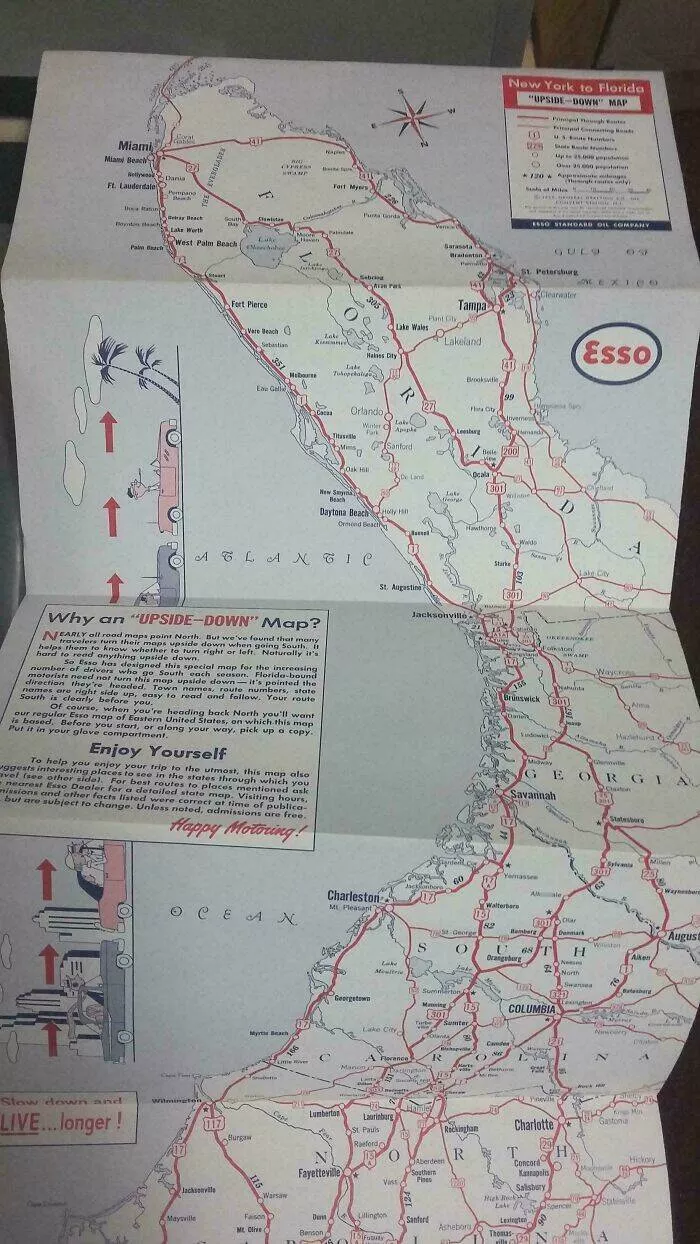 Timeless moments ordinary days in the 50s - #19 This 1955 map helped northerners find their way