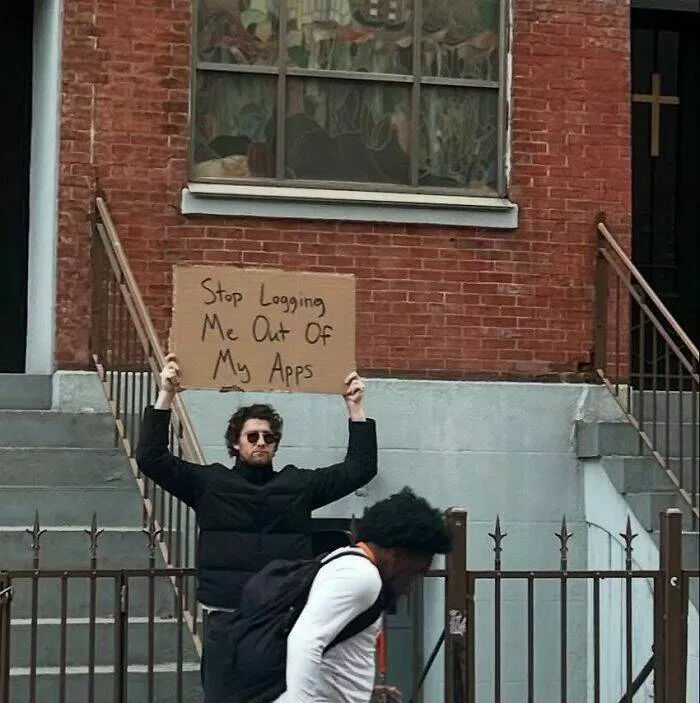 The dude with the sign his best messages - #30 