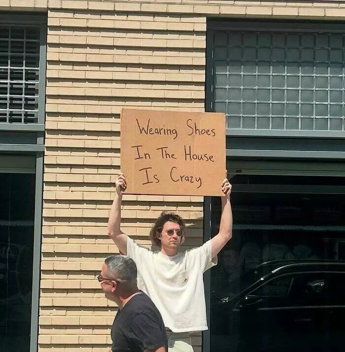 The dude with the sign his best messages - #34 