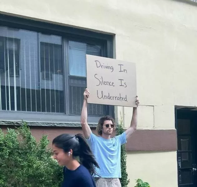 The dude with the sign his best messages - #37 