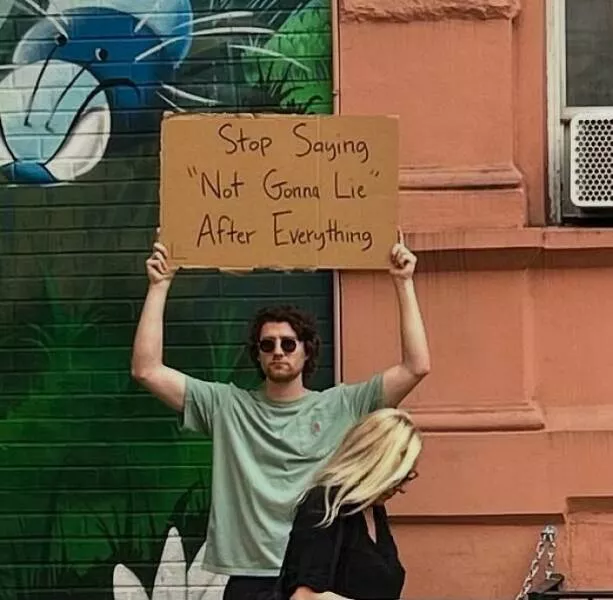 The dude with the sign his best messages - #38 