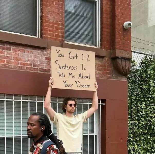 The dude with the sign his best messages - #9 