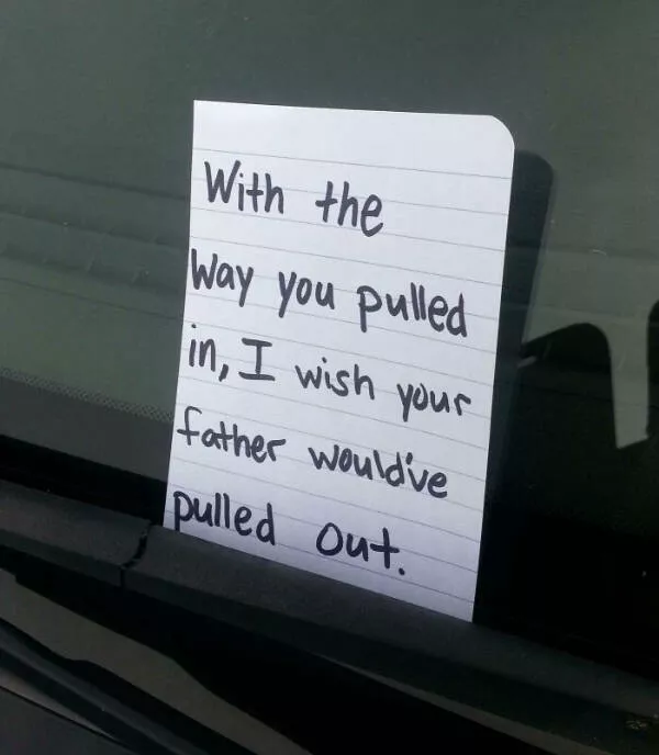 Passive aggressive notes from neighbors - #20 