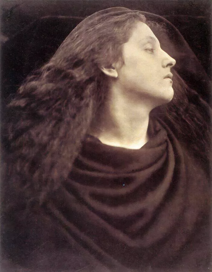 Frozen in time 19th century moments - #16 An ethereal portrait of model Mary Ann Hillier from 1867