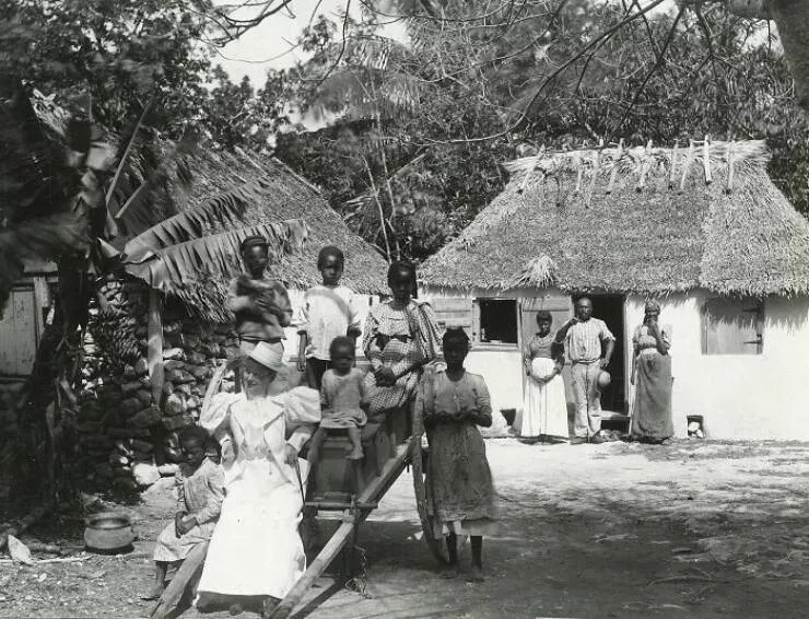 Frozen in time 19th century moments - #18 An old photograph of a native hut from the 1890s
