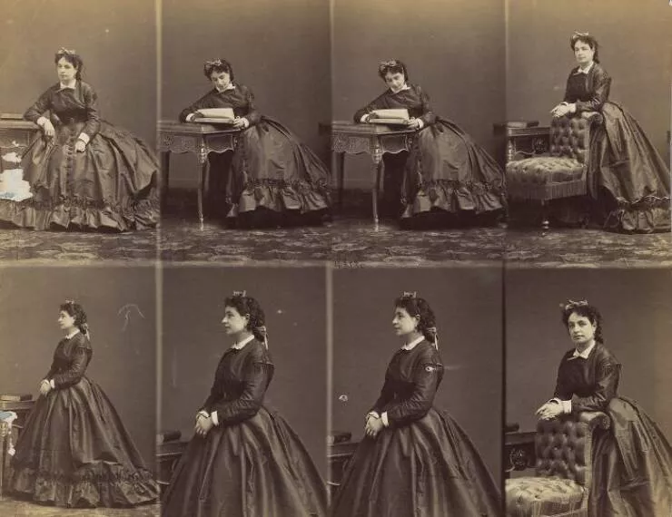 Frozen in time 19th century moments - #21 A portrait by Schneider from 1863