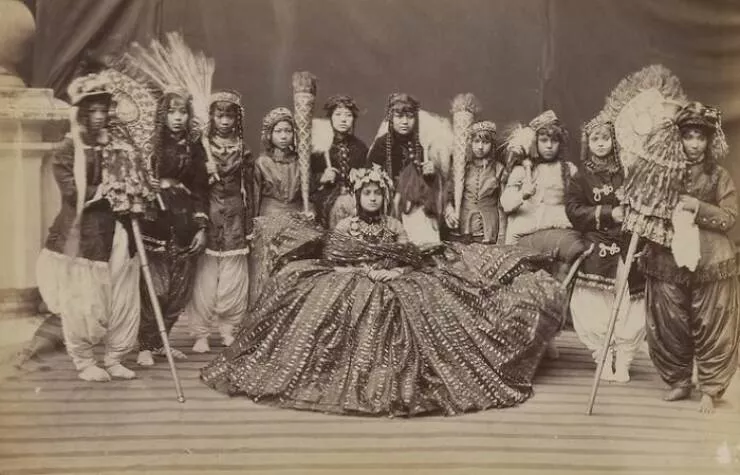 Frozen in time 19th century moments - #27 A historical portrait of the Maharani of Nepal