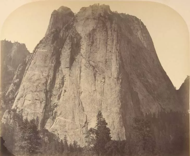 Frozen in time 19th century moments - #36 An iconic 1861 photograph of Cathedral Rock
