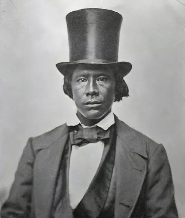 Cliches du 19e siecle le temps sest arrete - #4 James Mye, un Mashpee Wampanoag, 1860