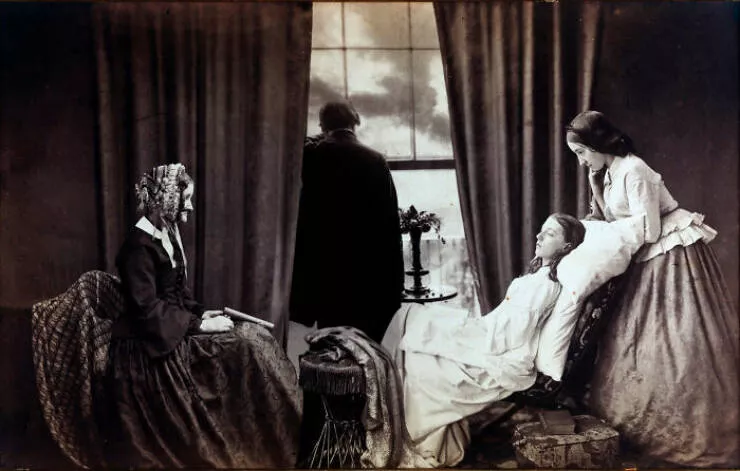 Frozen in time 19th century moments - #9 The first photograph to deal with the theme of passing away