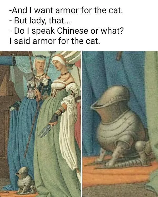 Classical art meets memes - #17 