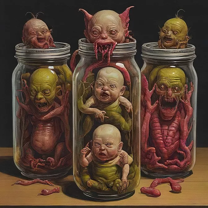 Lhistoire des pickled punks des poupees etranges