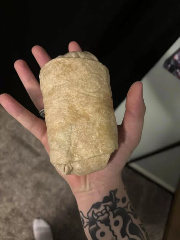 Ouch just ouch a gallery of painful fails - #7 The incredibly small size of my Chipotle burrito Ouch just ouch a gallery of painful fails - #7 The incredibly small size of my Chipotle burrito