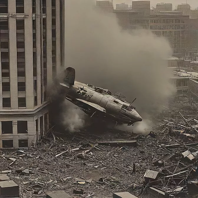 Le mystere du b 25 sur lempire state building