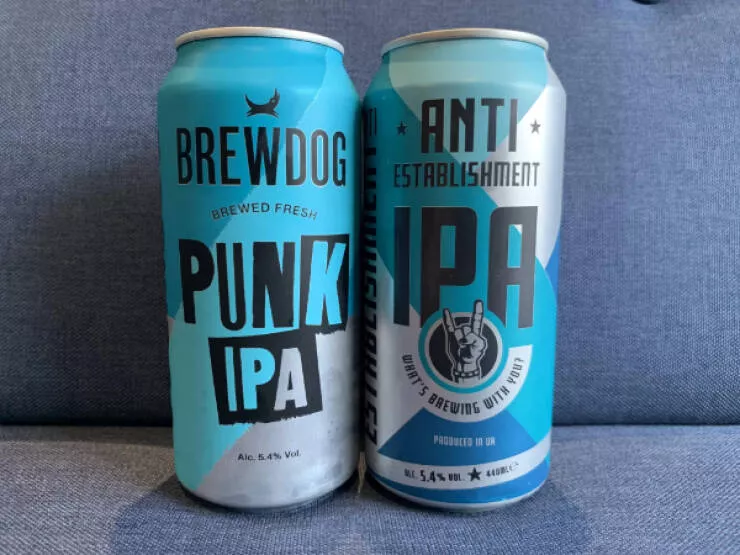 Awesome pictures worth sharing - #12 Aldi's version of Punk IPA is called Anti-Establishment