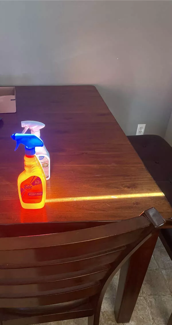 Awesome pictures worth sharing - #9 My Tide bottle looks radioactive in the sunlight