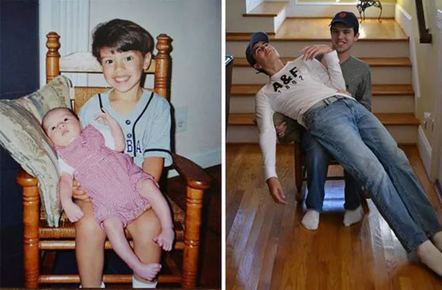 22 of the most hilarious recreated childhood photos  - #19 
