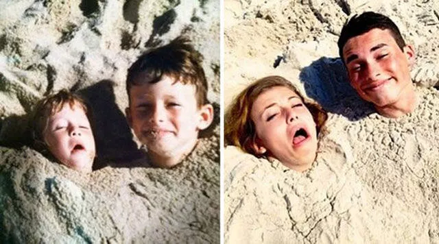 22 of the most hilarious recreated childhood photos 