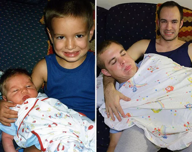 22 of the most hilarious recreated childhood photos  - #4 