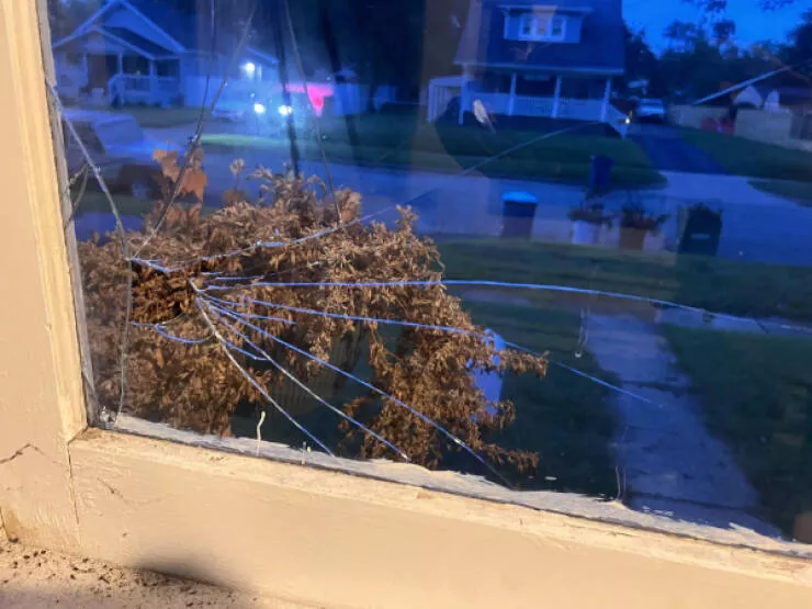 Feeling bad these folks have it worse - #16 Someone threw a rock through my window overnight Feeling bad these folks have it worse - #16 Someone threw a rock through my window overnight
