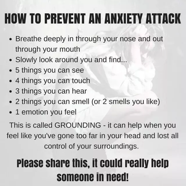 Useful guides for random everyday stuff - #10 Simple steps to prevent an anxiety attack