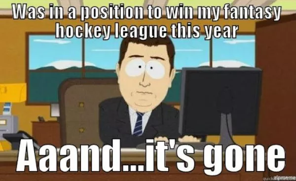 The highs and lows of fantasy league memes - #20 