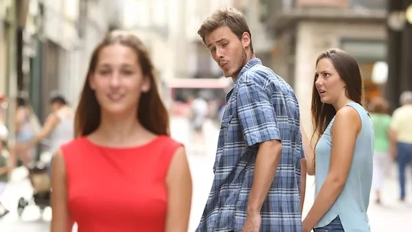The greatest hits of popular memes - #30 The world-famous love triangle, Distracted Boyfriend