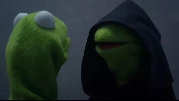 The greatest hits of popular memes - #8 Evil Kermit, the most villainous of all memes