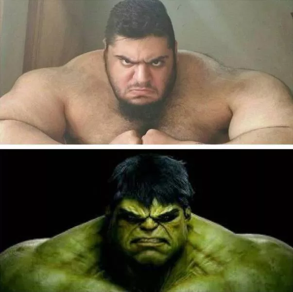 Real life iranian hulk