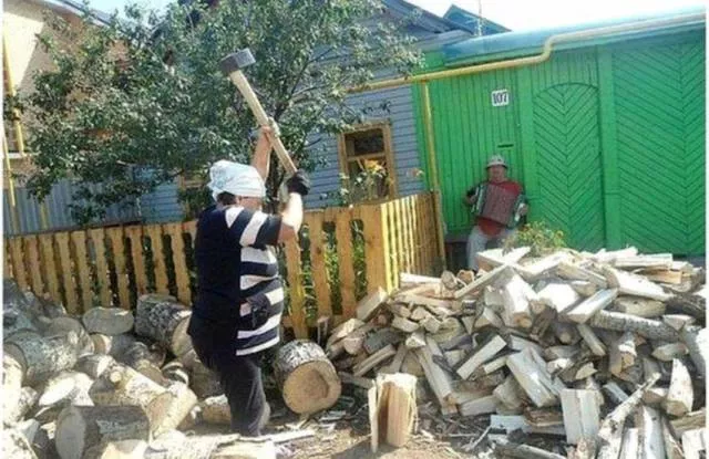 When women do mens work