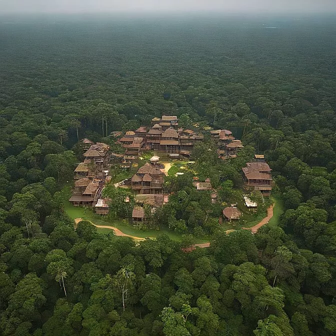 A lost city discovered in the amazon rainforest