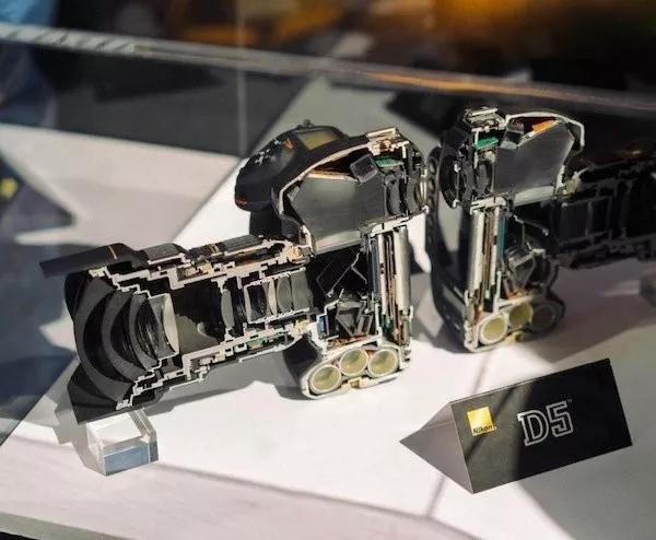 The awesome beauty of cross section pics - #10 A look inside the professional Nikon D5 camera