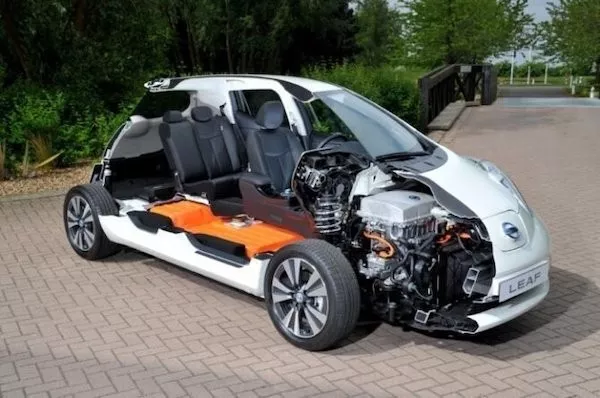 The awesome beauty of cross section pics - #14 Inside the electric Nissan Leaf