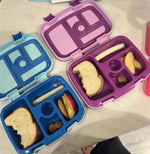 An interesting escape from the mundane - #18 My twins ate the same exact bites of their lunch