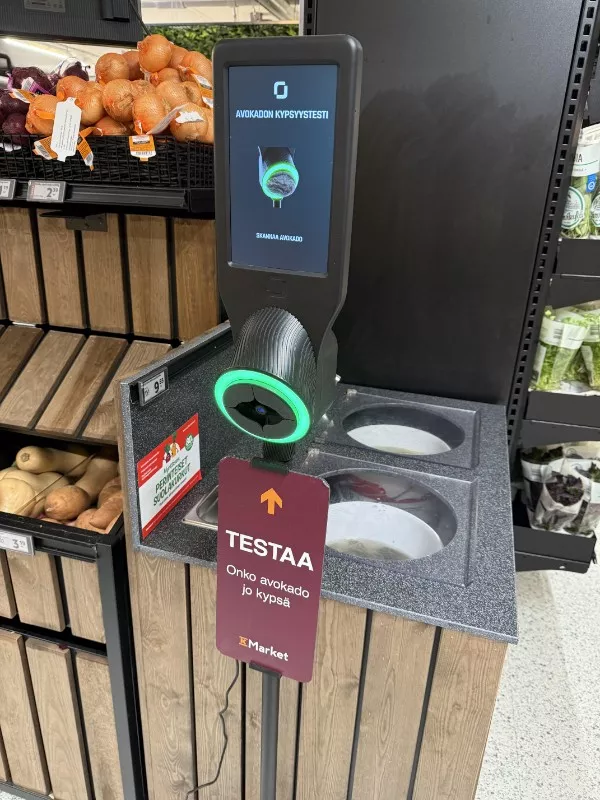 An interesting escape from the mundane - #9 A supermarket machine for testing avocado ripeness
