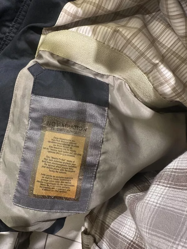This is guaranteed to grab your attention - #7 A vintage jacket with an anti-phone radiation pocket