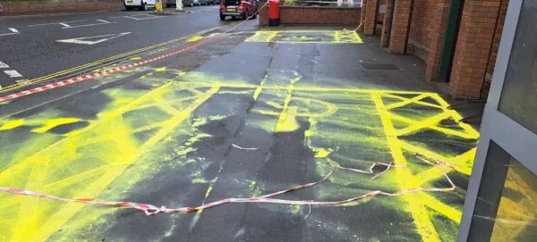 The best worst days you will ever see - #21 They repainted parking bays just before the rain