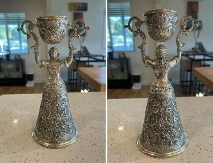 Internet detectives mysteries and antique objects - #31 A swinging cup device from Japan