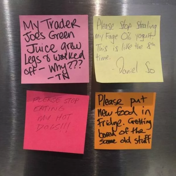 Office notes and their passive aggressive flair - #10 Office notes and their passive aggressive flair - #10