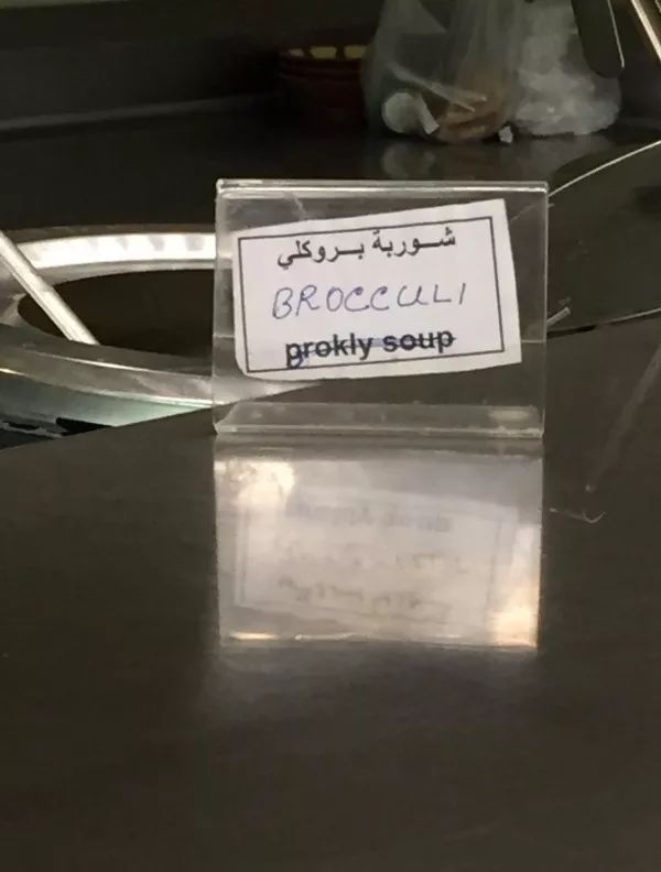 Translator fails the absurdity of language - #20 