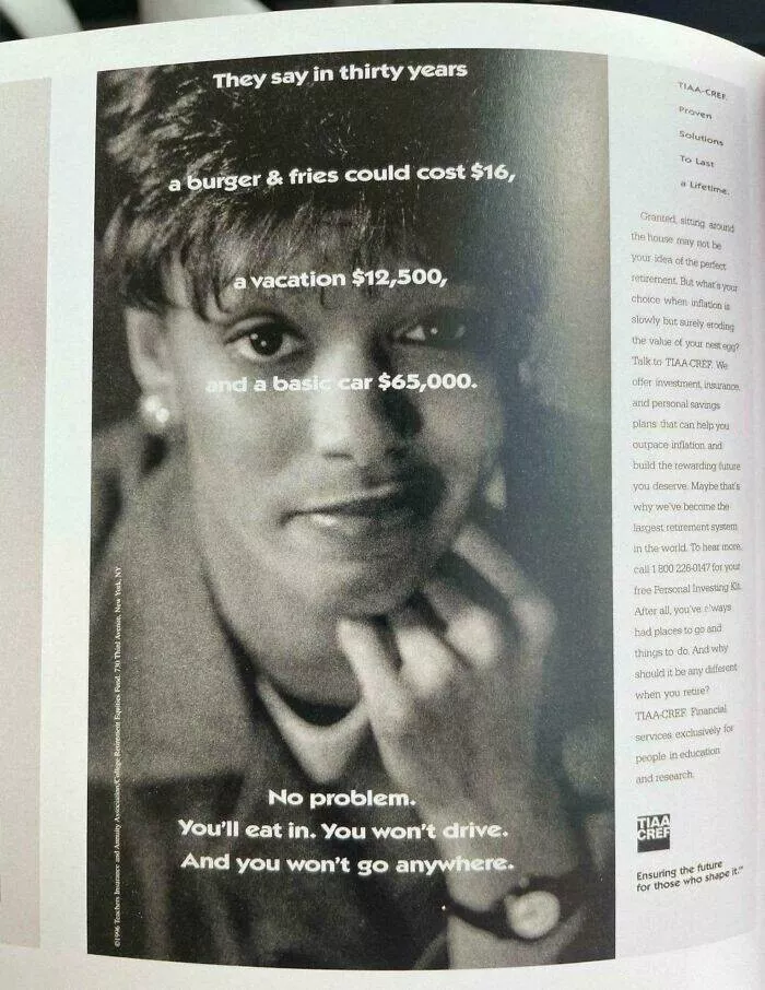 Photos and facts that change your perspective - #11 A 1996 magazine ad predicts prices in 2026 Photos and facts that change your perspective - #11 A 1996 magazine ad predicts prices in 2026