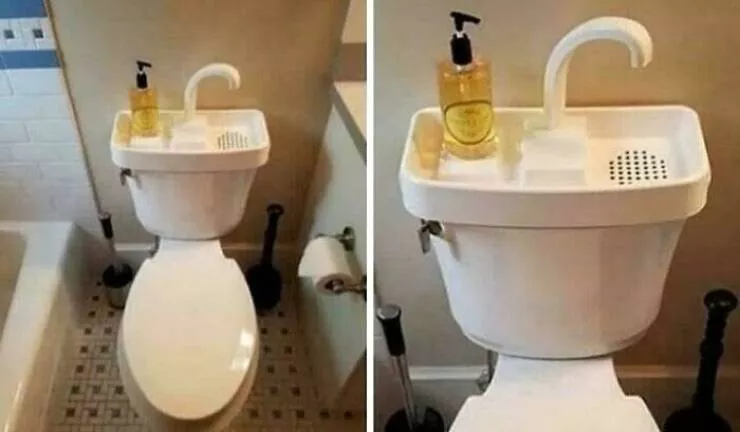 Photos et faits qui changent la perspective - #14 Des toilettes japonaises qui réutilisent l'eau pour économiser Photos et faits qui changent la perspective - #14 Des toilettes japonaises qui réutilisent l'eau pour économiser