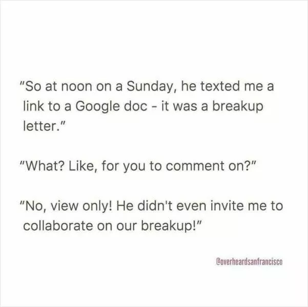 Dating conversations worthy of a sitcom - #8 Dating conversations worthy of a sitcom - #8