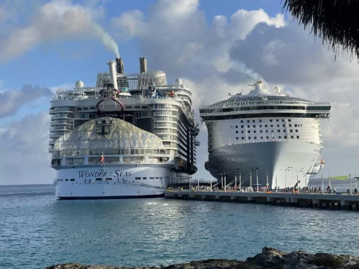 Mildly satisfying mildly awesome moments - #5 The enormous size of these cruise ships compared to people