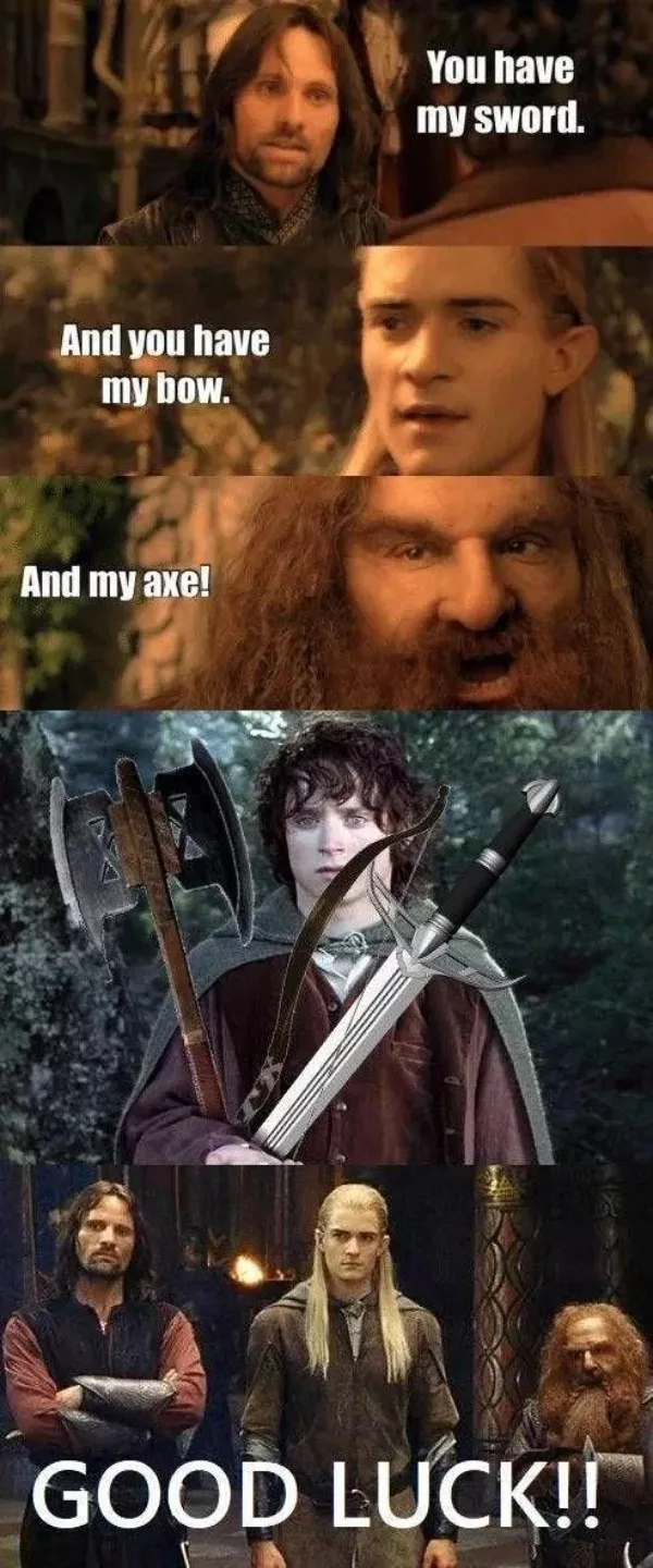 Lotr memes for your daily quest - #13 Lotr memes for your daily quest - #13