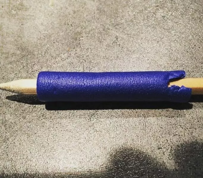 Funny creations only kids could think - #24 Broken Nerf Goes Great On A Pencil For A Softer Grip Funny creations only kids could think - #24 Broken Nerf Goes Great On A Pencil For A Softer Grip