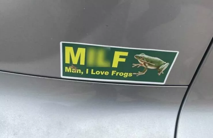 Funny bumper stickers stole the show - #18 