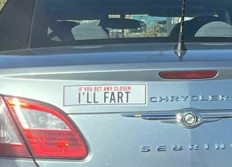 Funny bumper stickers stole the show - #26 Funny bumper stickers stole the show - #26