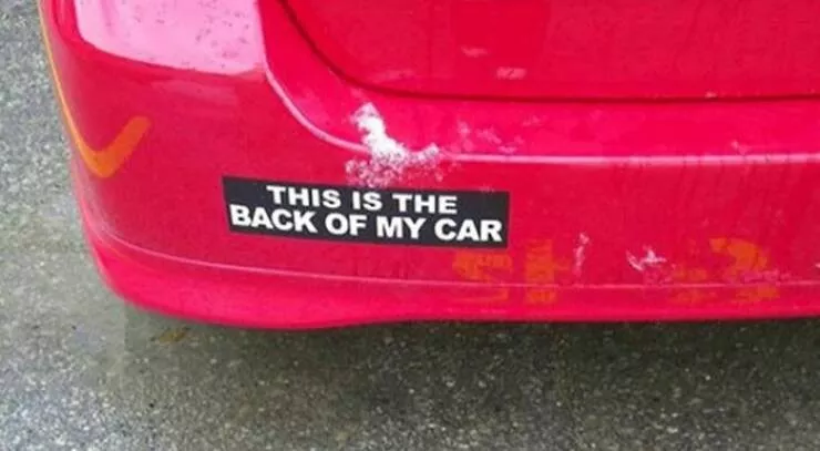 Funny bumper stickers stole the show - #27 Funny bumper stickers stole the show - #27