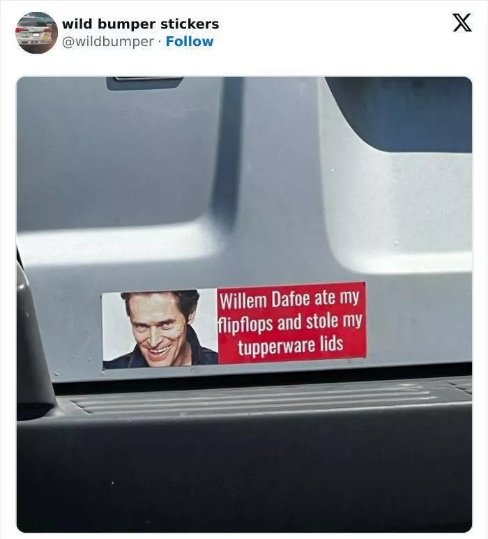 Funny bumper stickers stole the show - #4 